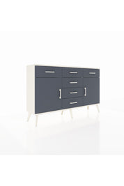 Arges Konsol 2 Raflı 6 Çekmeceli 2 Kapaklı 132x30x83 - S144M020V08A