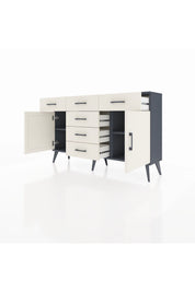 Arges Konsol 2 Raflı 6 Çekmeceli 2 Kapaklı 132x30x83 - S144M020V13A