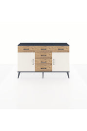 Arges Konsol 2 Raflı 6 Çekmeceli 2 Kapaklı 132x30x83 - S144M020V15A