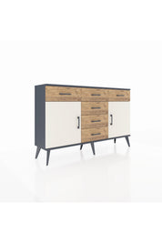 Arges Konsol 2 Raflı 6 Çekmeceli 2 Kapaklı 132x30x83 - S144M020V15A