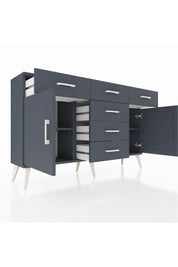 Arges Konsol 2 Raflı 6 Çekmeceli 2 Kapaklı 132x30x83 - S144M020V17A