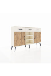 Arges Konsol 4 Raflı 3 Çekmeceli 2 Kapaklı 132x30x83 - S144M021V01A