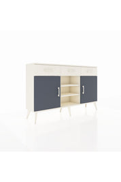 Arges Konsol 4 Raflı 3 Çekmeceli 2 Kapaklı 132x30x83 - S144M021V07A