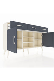 Arges Konsol 4 Raflı 3 Çekmeceli 2 Kapaklı 132x30x83 - S144M021V08A