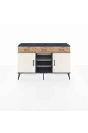 Arges Konsol 4 Raflı 3 Çekmeceli 2 Kapaklı 132x30x83 - S144M021V15A