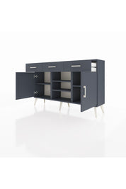 Arges Konsol 4 Raflı 3 Çekmeceli 2 Kapaklı 132x30x83 - S144M021V17A