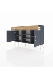 Arges Konsol 4 Raflı 3 Çekmeceli 2 Kapaklı 132x30x83 - S144M021V18A