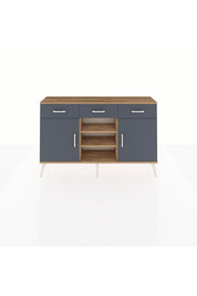 Arges Konsol 4 Raflı 3 Çekmeceli 2 Kapaklı 132x30x83 - S144M021V26A
