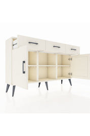 Arges Konsol 3 Raflı 3 Çekmeceli 3 Kapaklı 132x30x83 - S144M022V04A
