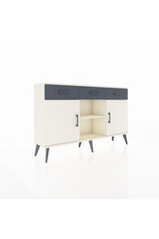 Arges Konsol 3 Raflı 3 Çekmeceli 3 Kapaklı 132x30x83 - S144M022V05A