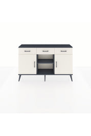 Arges Konsol 3 Raflı 3 Çekmeceli 3 Kapaklı 132x30x83 - S144M022V13A