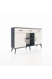 Arges Konsol 3 Raflı 3 Çekmeceli 3 Kapaklı 132x30x83 - S144M022V13A