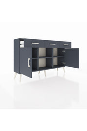 Arges Konsol 3 Raflı 3 Çekmeceli 3 Kapaklı 132x30x83 - S144M022V17A
