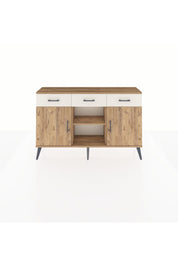 Arges Konsol 3 Raflı 3 Çekmeceli 3 Kapaklı 132x30x83 - S144M022V19A
