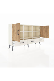 Arges Konsol 6 Raflı 3 Çekmeceli 3 Kapaklı 132x30x83 - S144M023V01A