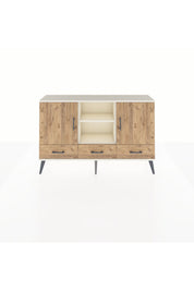 Arges Konsol 6 Raflı 3 Çekmeceli 3 Kapaklı 132x30x83 - S144M023V03A