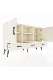 Arges Konsol 6 Raflı 3 Çekmeceli 3 Kapaklı 132x30x83 - S144M023V04A