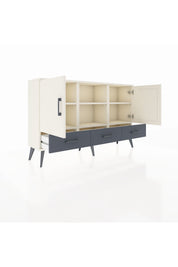 Arges Konsol 6 Raflı 3 Çekmeceli 3 Kapaklı 132x30x83 - S144M023V05A