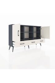 Arges Konsol 6 Raflı 3 Çekmeceli 3 Kapaklı 132x30x83 - S144M023V13A