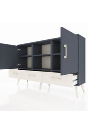Arges Konsol 6 Raflı 3 Çekmeceli 3 Kapaklı 132x30x83 - S144M023V16A