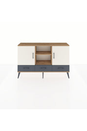 Arges Konsol 6 Raflı 3 Çekmeceli 3 Kapaklı 132x30x83 - S144M023V23A