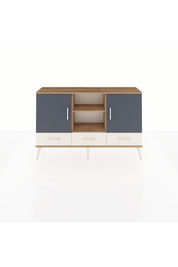 Arges Konsol 6 Raflı 3 Çekmeceli 3 Kapaklı 132x30x83 - S144M023V25A