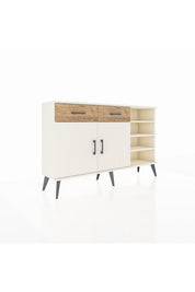 Arges Konsol 5 Raflı 2 Çekmeceli 2 Kapaklı 132x30x83 - S144M024V06A
