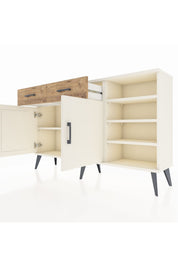 Arges Konsol 5 Raflı 2 Çekmeceli 2 Kapaklı 132x30x83 - S144M024V06A