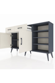 Arges Konsol 5 Raflı 2 Çekmeceli 2 Kapaklı 132x30x83 - S144M024V13A