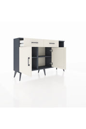 Arges Konsol 5 Raflı 2 Çekmeceli 2 Kapaklı 132x30x83 - S144M024V13A