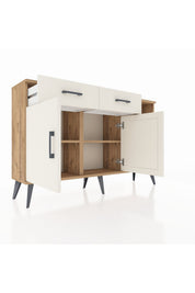 Arges Konsol 5 Raflı 2 Çekmeceli 2 Kapaklı 132x30x83 - S144M024V22A