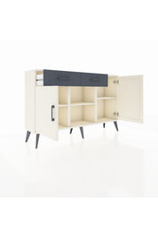 Arges Konsol 3 Raflı 2 Çekmeceli 3 Kapaklı 132x30x83 - S144M025V05A