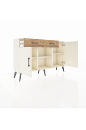 Arges Konsol 3 Raflı 2 Çekmeceli 3 Kapaklı 132x30x83 - S144M025V06A