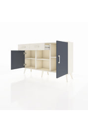 Arges Konsol 3 Raflı 2 Çekmeceli 3 Kapaklı 132x30x83 - S144M025V07A