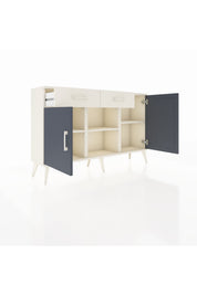 Arges Konsol 3 Raflı 2 Çekmeceli 3 Kapaklı 132x30x83 - S144M025V07A