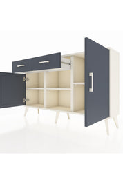 Arges Konsol 3 Raflı 2 Çekmeceli 3 Kapaklı 132x30x83 - S144M025V08A