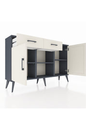 Arges Konsol 3 Raflı 2 Çekmeceli 3 Kapaklı 132x30x83 - S144M025V13A