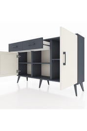 Arges Konsol 3 Raflı 2 Çekmeceli 3 Kapaklı 132x30x83 - S144M025V14A