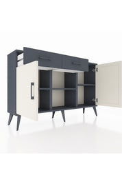 Arges Konsol 3 Raflı 2 Çekmeceli 3 Kapaklı 132x30x83 - S144M025V14A