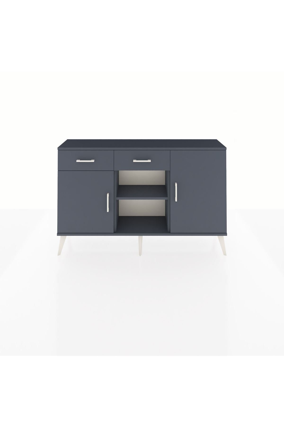 Arges Konsol 3 Raflı 2 Çekmeceli 3 Kapaklı 132x30x83 - S144M025V17A