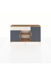 Arges Konsol 3 Raflı 2 Çekmeceli 3 Kapaklı 132x30x83 - S144M025V25A