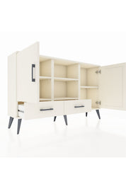 Arges Konsol 5 Raflı 2 Çekmeceli 3 Kapaklı 132x30x83 - S144M026V04A