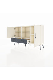 Arges Konsol 5 Raflı 2 Çekmeceli 3 Kapaklı 132x30x83 - S144M026V05A