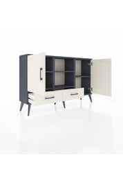 Arges Konsol 5 Raflı 2 Çekmeceli 3 Kapaklı 132x30x83 - S144M026V13A