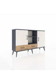 Arges Konsol 5 Raflı 2 Çekmeceli 3 Kapaklı 132x30x83 - S144M026V15A
