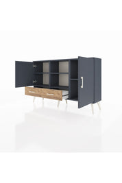 Arges Konsol 5 Raflı 2 Çekmeceli 3 Kapaklı 132x30x83 - S144M026V18A