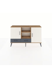 Arges Konsol 5 Raflı 2 Çekmeceli 3 Kapaklı 132x30x83 - S144M026V23A
