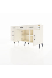 Arges Konsol 2 Raflı 6 Çekmeceli 2 Kapaklı 132x30x83 - S144M028V04A
