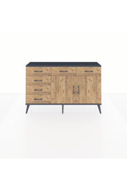 Arges Konsol 2 Raflı 6 Çekmeceli 2 Kapaklı 132x30x83 - S144M028V12A
