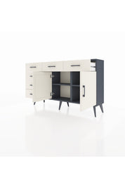 Arges Konsol 2 Raflı 6 Çekmeceli 2 Kapaklı 132x30x83 - S144M028V13A